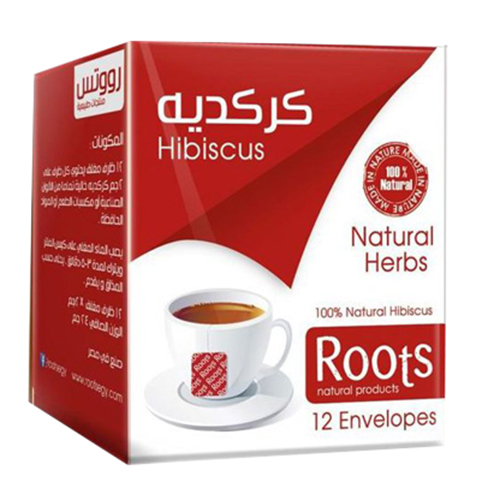 Roots Hibiscus Herbs Tea - 12 Bags