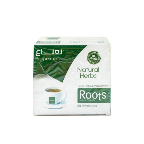 Roots Pepper Mint Herbs Tea - 50 Bags