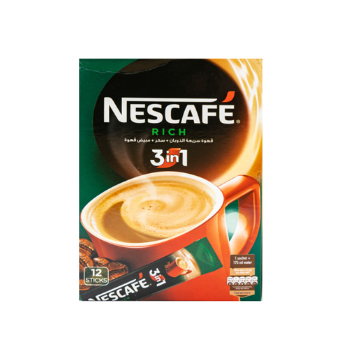 Nescafe Rich 3 in 1 Coffee - 21g x 12