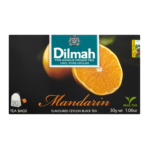 Dilmah Mandarin Black Tea Bags-20 Bags