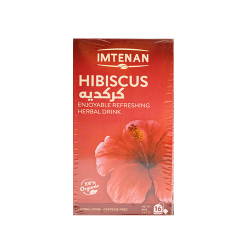 Imtenan Hibiscus Herbal Tea - 16 Bags