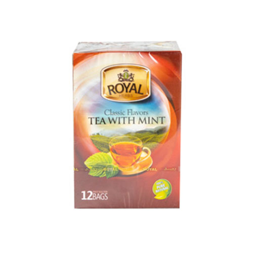 Royal Black Tea with Mint - 12 Bags