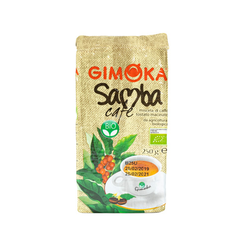 Gimoka Bio Samba Ground Coffee - 250g