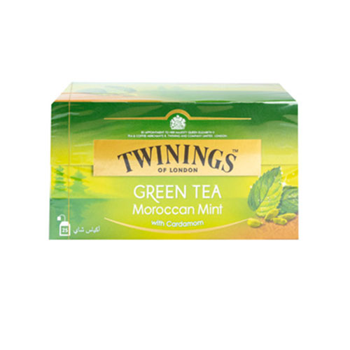 Twinings Green Tea Mo. Mint W/Car-25Bags