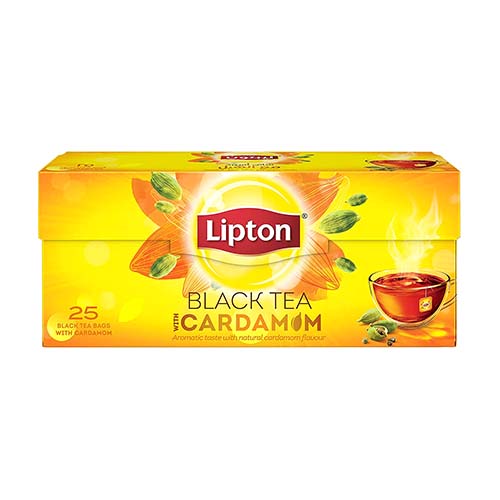 Lipton Cardamom Black Tea Bag - 25 Pc