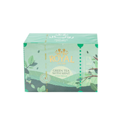 Royal Green Tea with Mint - 12 Bags