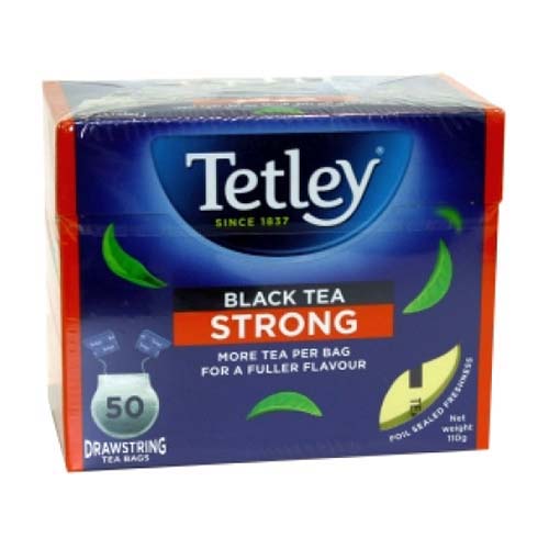 Tetley Strong Black Tea - 50 Bags