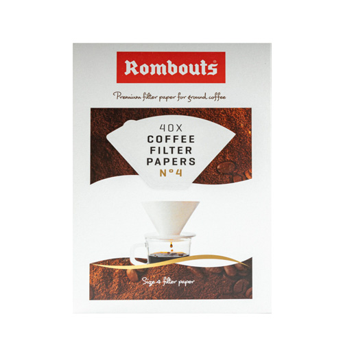 Rombouts Coffee Filter Paper N4 - 40 Pc