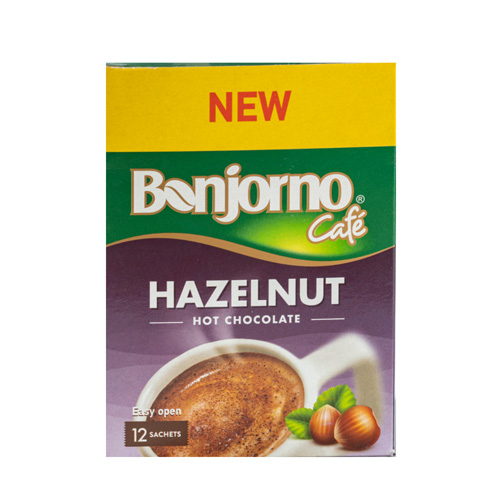 Bonjorno Hzlnut Hot Choco - 25g x 12 Pc