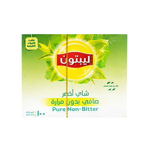 Lipton Non-Bitter Green Tea Bag - 100 Pc