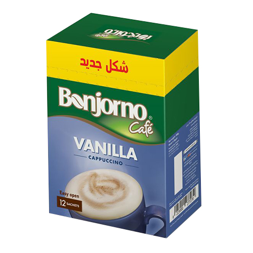 Bonjorno Cappuccino Vanill.12Sachets-14g