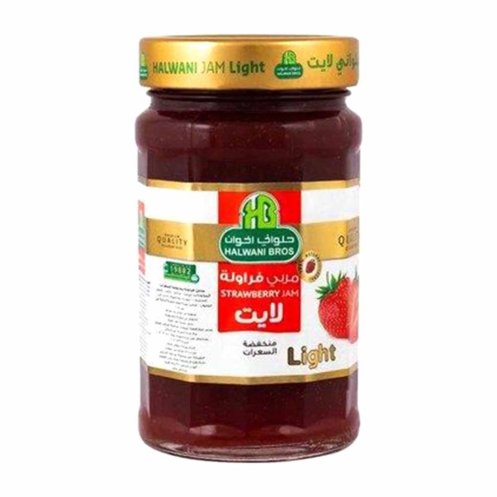 Halwani Light Strawberry Jam - 380g