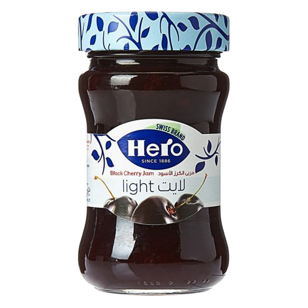 Hero Light Black Cherry Jam - 320g