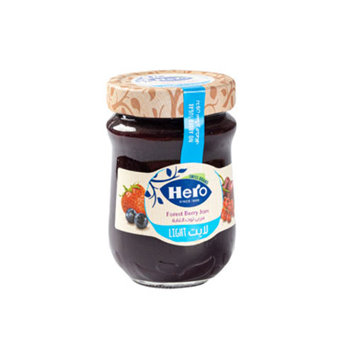 Hero Light Raspberry Jam - 320g