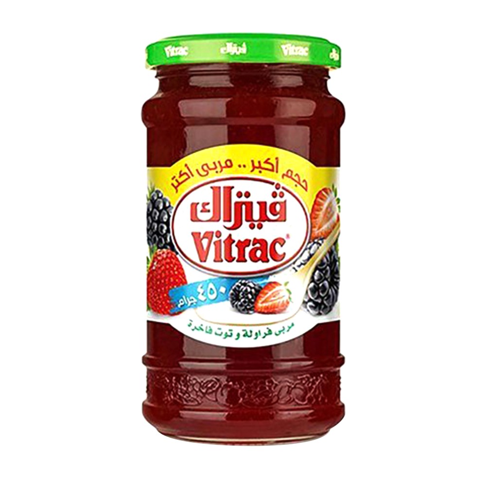 Vitrac Strawberry & Raspberry Jam - 430g