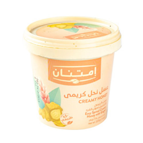 Imtenan Creamy Honey with Ginger - 225g