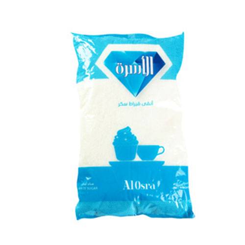 Al-Osra Fine Sugar Pouch - 1kg