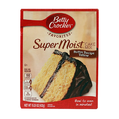 Betty Crocker Bt Re Yell Cake Mix - 432g