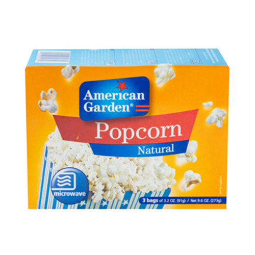 American Garden Natural Popcorn - 273g