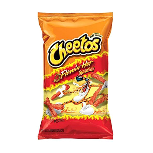 Cheetos Hot Crunchy Cheese Snacks -99.2g