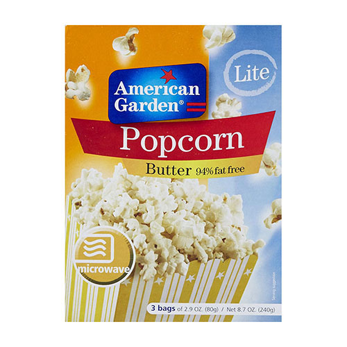 American Garden Buttered L.Popcorn-273g