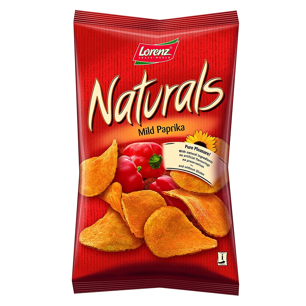 Lorenz Na. Mild Paprika Chips - 100g