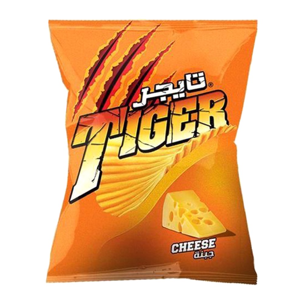 Tiger Cheese Potato Chips - 67-77g