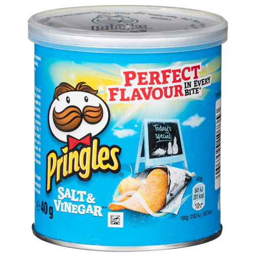 Pringles Salt & Vinegar Chips - 40g