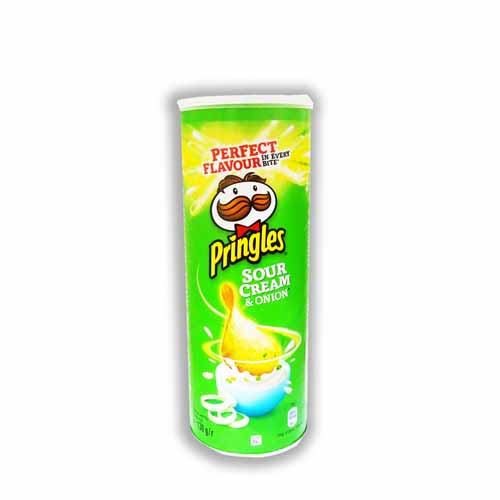 Pringles Sour Cream & Onion Chips - 130g