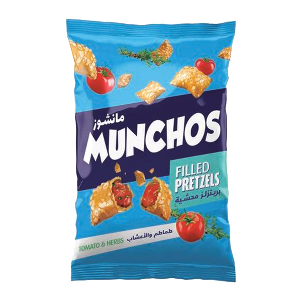 Pretzels Munchos Tom & Hbs Filled- 35g