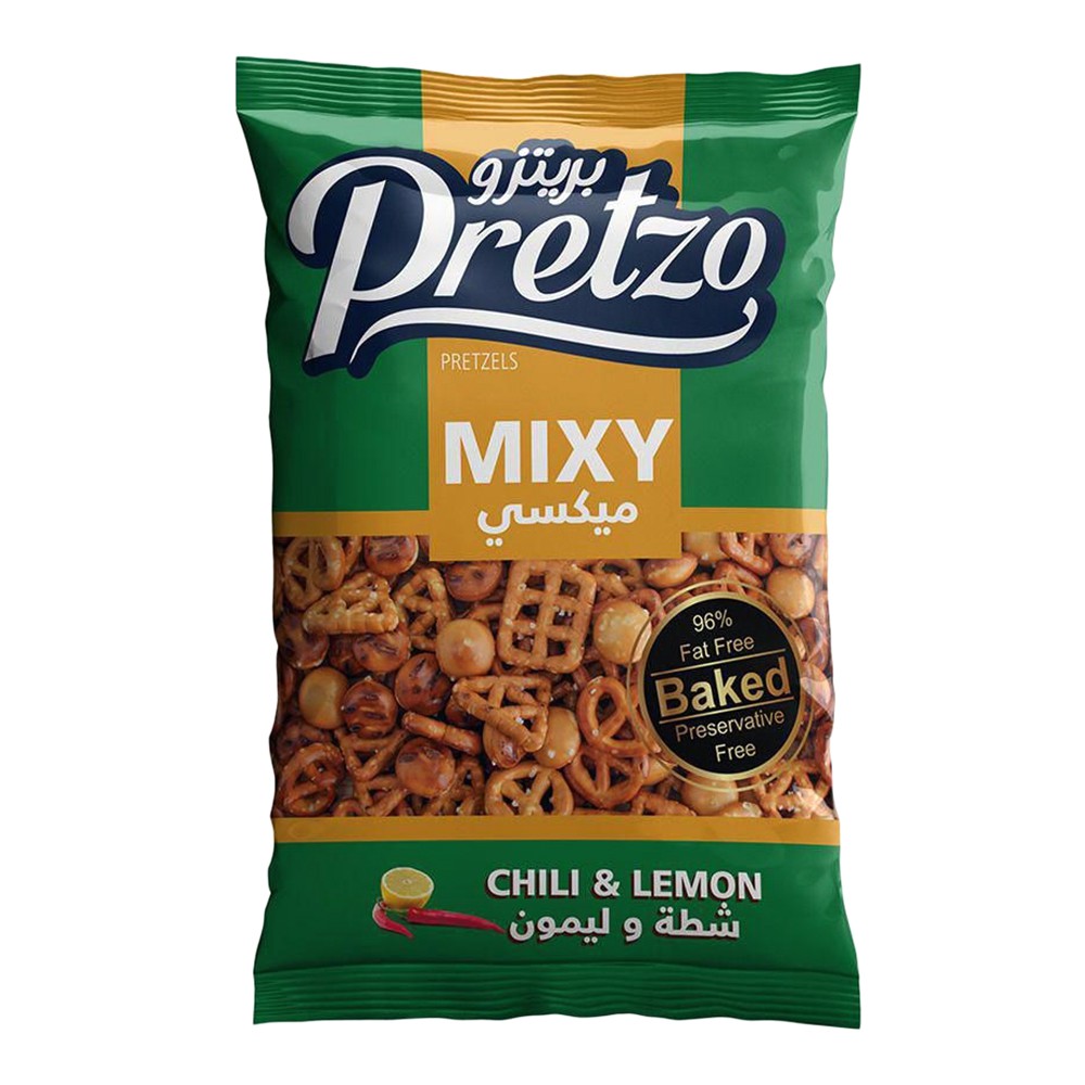 Pretzo Ch & Lem Mixy Pretzels - 120-130g