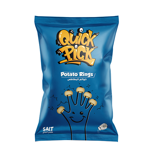 Quick Pick Potato Rings Salt.P/P 70 -80G