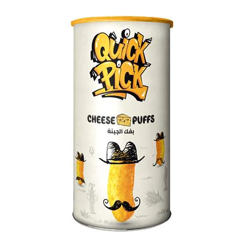 Quick Pick Cheese Puffs Can 60-70G