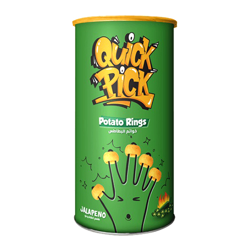 Quick Pick Potato Rings Jalapeno.C65-75G