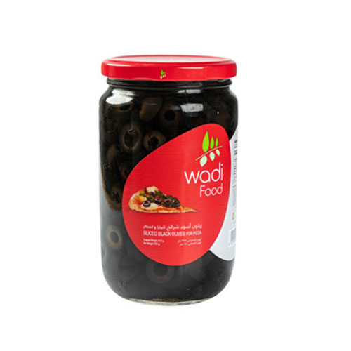 Wadi Food Sliced Black Olives - 650g