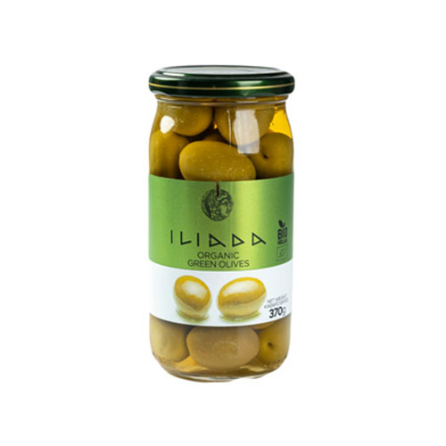 Iliada Organic Green Olives - 370g