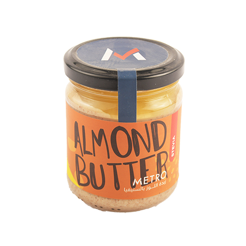 Metro Almond Butter Stevia 200G