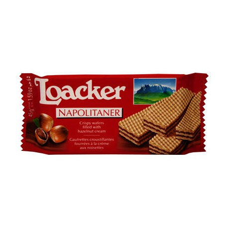 Loacker Napolitaner Crispy Wafer - 45g