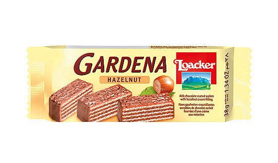 Loacker Gardena Choc & Haz Wafer - 38g