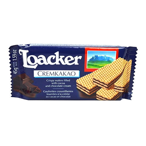 Loacker Cocoa Cookies - 45g