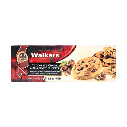 Walkers Haz & Choc Chunk Biscuits - 150g