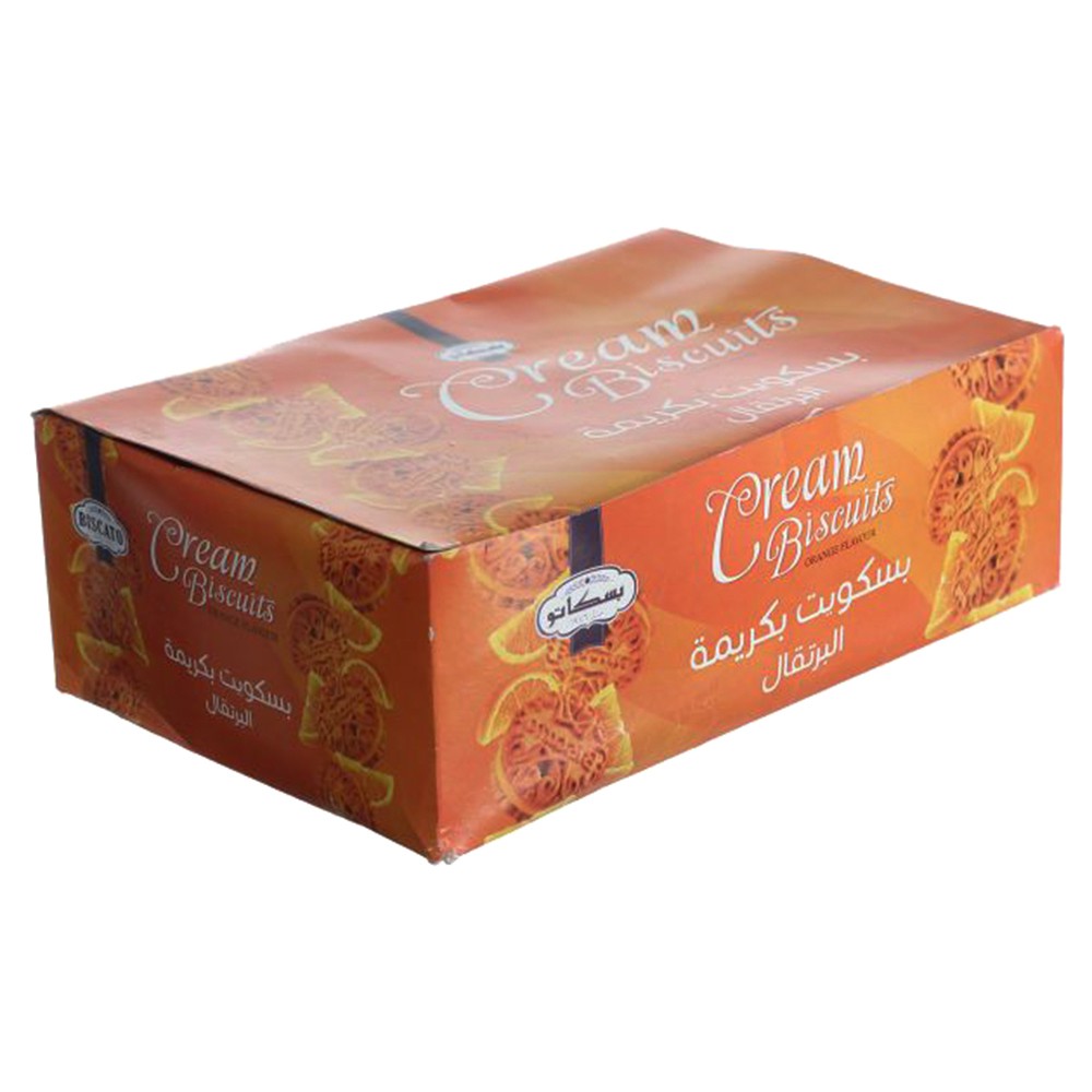 Biscato Cream Orange Biscuit - 8Pcs