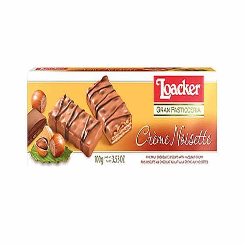 Loacker Creme Noisette Wafer - 100g