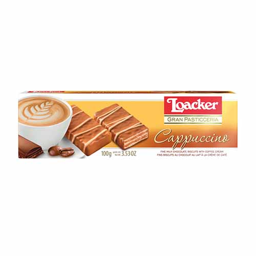 Loacker Cappuccino Wafer - 100g