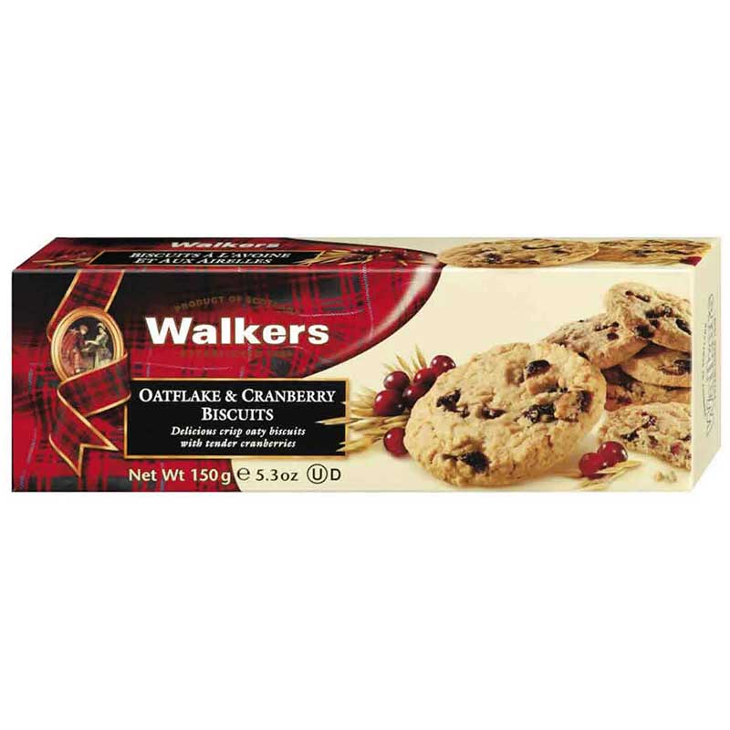 Walkers Oat Fl. & Cran Biscuits - 150g