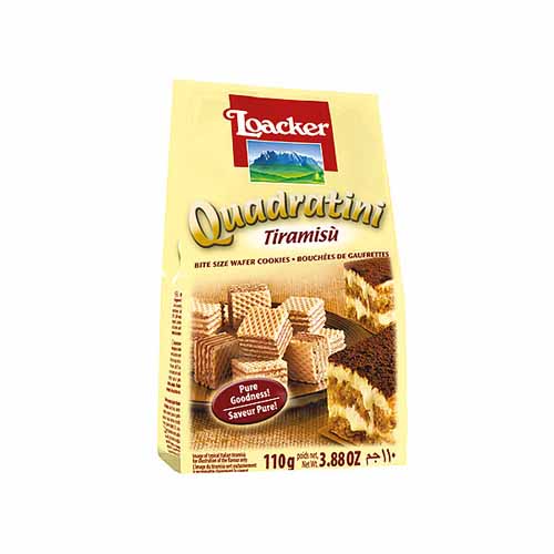 Loacker Quadratini Tir Wafers Cok - 110g