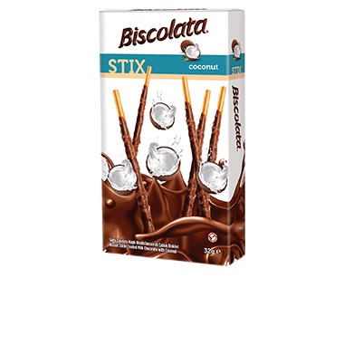 Biscolata Coconut & Choco. Sticks - 32g