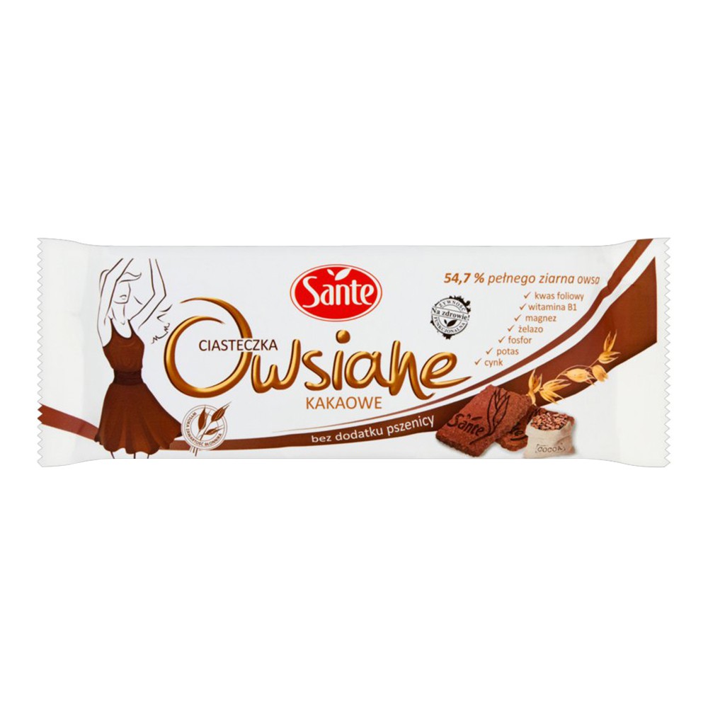 Sante Owsiane Coco. Oat Biscuits - 150g