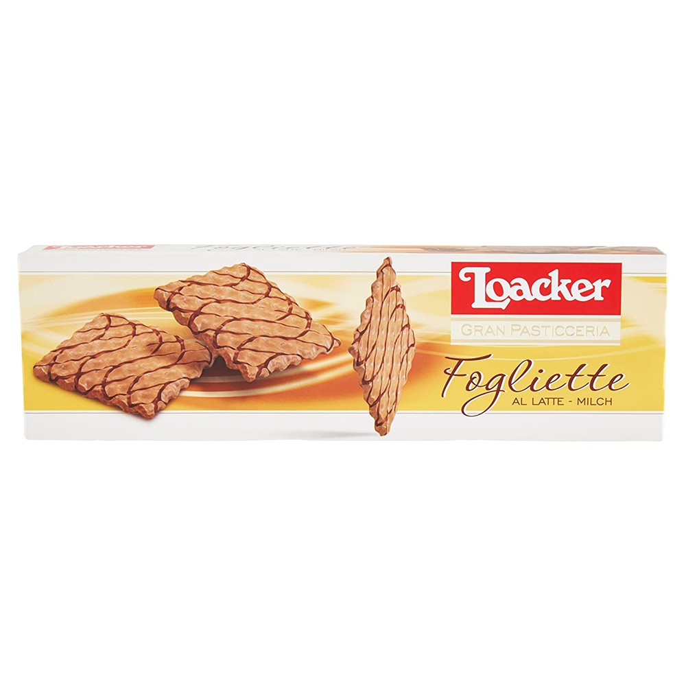 Loacker Fogliette w/ Milk Biscuit - 100g