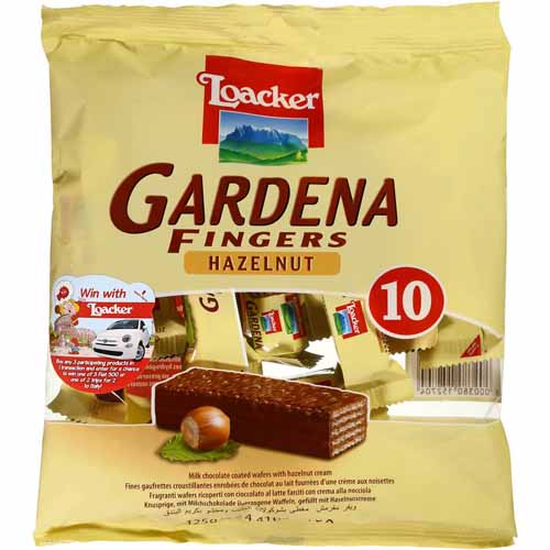 Loacker Hazelnut Gardena Fingers - 125g